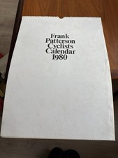 FRANK PATTERSON CYCLISTS CALENDAR 1980 CYCLING CALENDAR