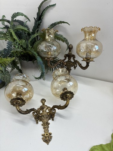 Double arm wall sconce wired - 2,