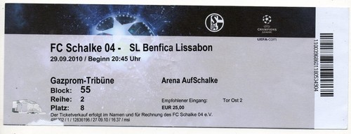 Ticket schalke - 04,