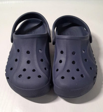 Classic Clog Crocs Navy Blue Kids Boys Size 2. Pre-Owned