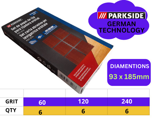 Parkside sandpaper sheets for - sandpaper,