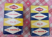 Original Vintage radio batteries