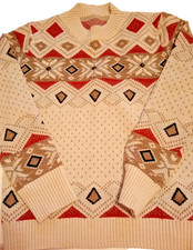 Argyle pattern ladies jumper