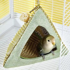 Bird Nest House Unique Bird Bed for Cage for Parakeets Conures Cockatiels