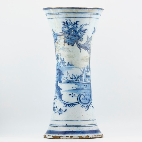 Dutch delftware vase - vase, porcelain