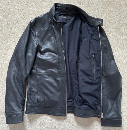Hugo boss black lamb - black, leather