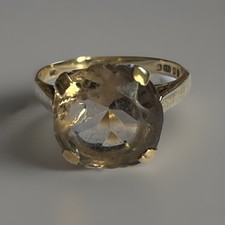 9ct Gold Smokey Quartz Ring