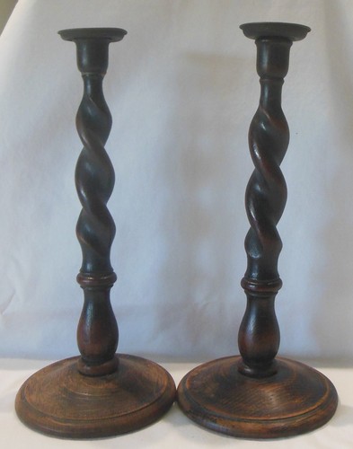 Pair antique wood - antique,