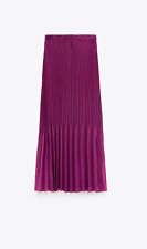 Zara pleated midi skirt