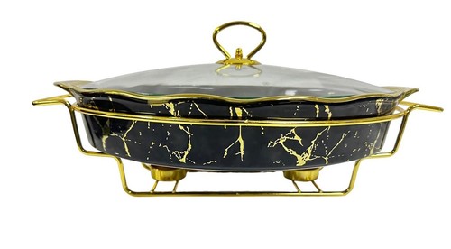 Luxury marble effect oval - luxury,