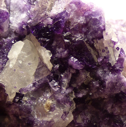 Blue john fluorite crystal - fluorite,