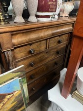 Edwardian Flame Mahogany Chest