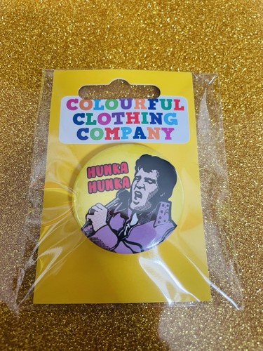 Elvis burning love badge - burning,