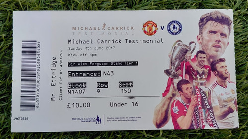 Ticket stub manchester united - ticket,