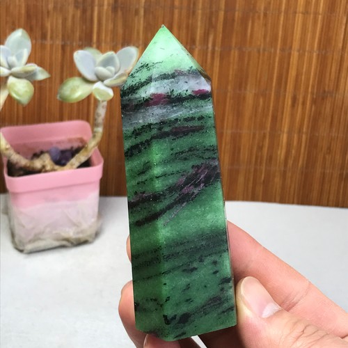101 28mm natural epidote - 101-35-28mm,