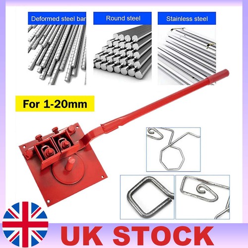 Heavy duty manual - rebar, bender