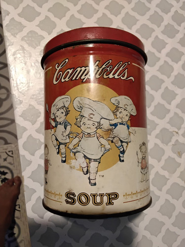 Vintage campbells soup tin - vintage,