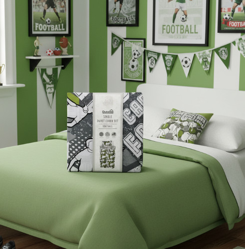 Dunelm single football - single,