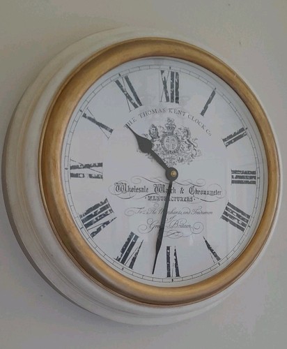 Laura ashley wall clock dia - clock,
