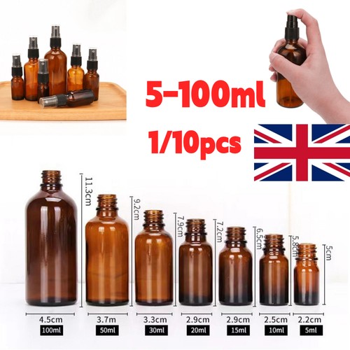 100ml amber glass spray - glass,