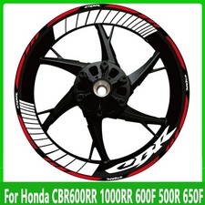 Motorcycle wheel decals rim