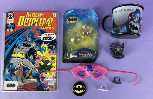 Job lot vintage batman toys - job,