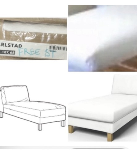 Ikea karlstad chaise lounge - ikea,