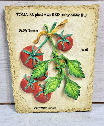 Vintage resin tomato - vintage,