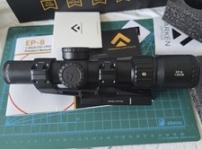 Arken Optics EP8 1-8x28 LPVO FFP KL BOX MOA Illuminated Rifle Scope