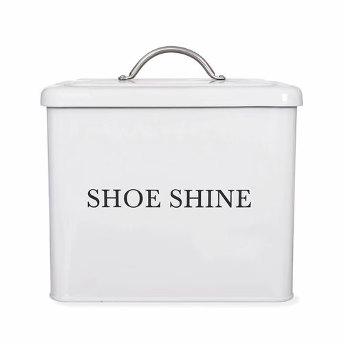 Shoe shine box - powder, coated