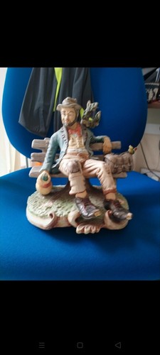 Vintage capodimonte figurine - vintage,