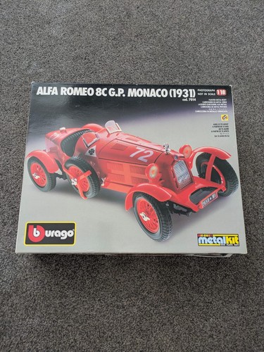 Burago alfa romeo g - romeo, 8c