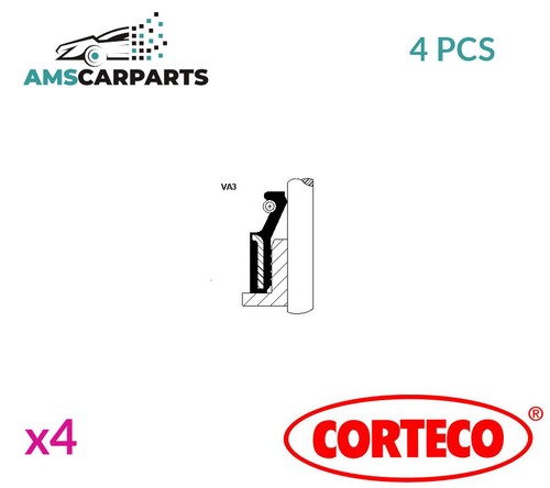 Valve stem seal - stem, set