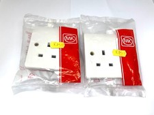 2 X MK SINGLE SWITCH PLUG