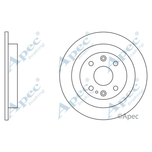 Brake discs solid for - brake, mazda