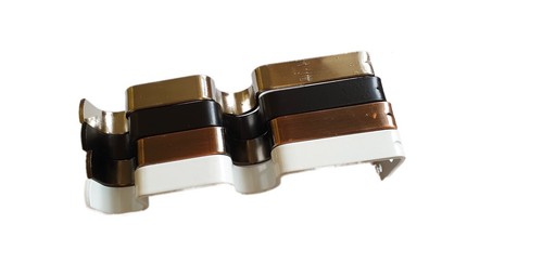 Curtain pole bracket double - pole,