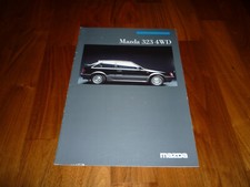 Mazda 323 4WD brochure 01/1987