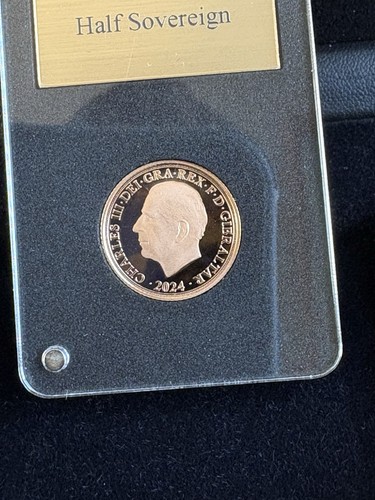 Gold half sovereign proof - gold,