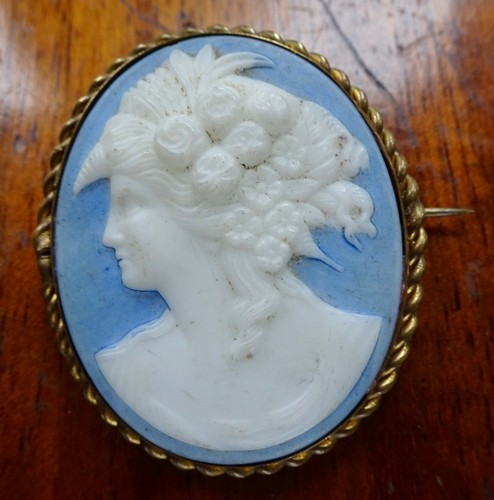 Antique blue white - blue, glass