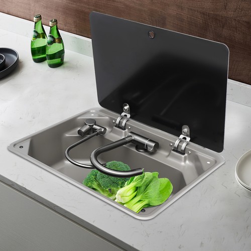 Rvs sink folded faucet - sink,