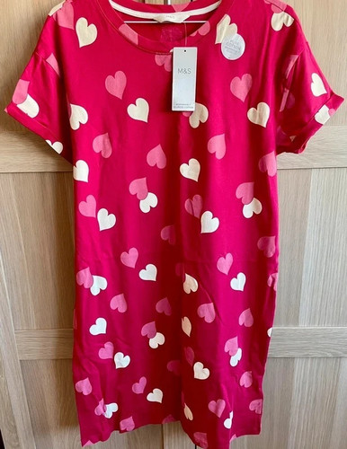 Pink cotton ladies - m&s,
