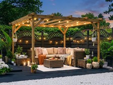 Wooden Pergola Kit 3x3m DIY