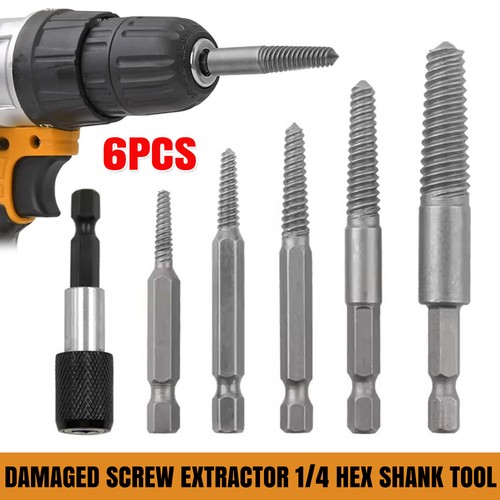 Hex shank tool set 6pcs - hex,