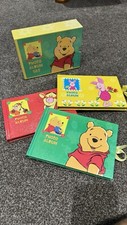 Winnie The Pooh Gift Box Photo Album Trio  Set Brand New 2000s Vintage Disney