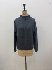 MUJI WOMEN'S GREY WOOL JUMPER, UK SIZE MEDIUM.