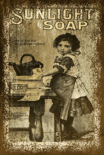 Sunlight clothes soap - soap, advert