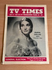 An original, unbound copy of TV Times magazine, October 2 1959, Northern