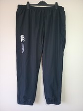Canterbury Tracksuit Bottoms Black Lined Jogger Rugby Mens 4XL