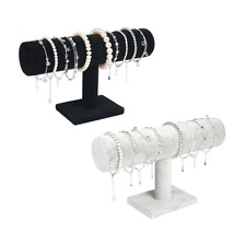 2-Pack Velvet T-bar Display Stand Holder Bracelet Bangle Jewellery Display Rack