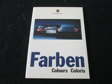 1998 Porsche COLOR Chart
